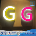 shopping metal acrylic sign led light up letters